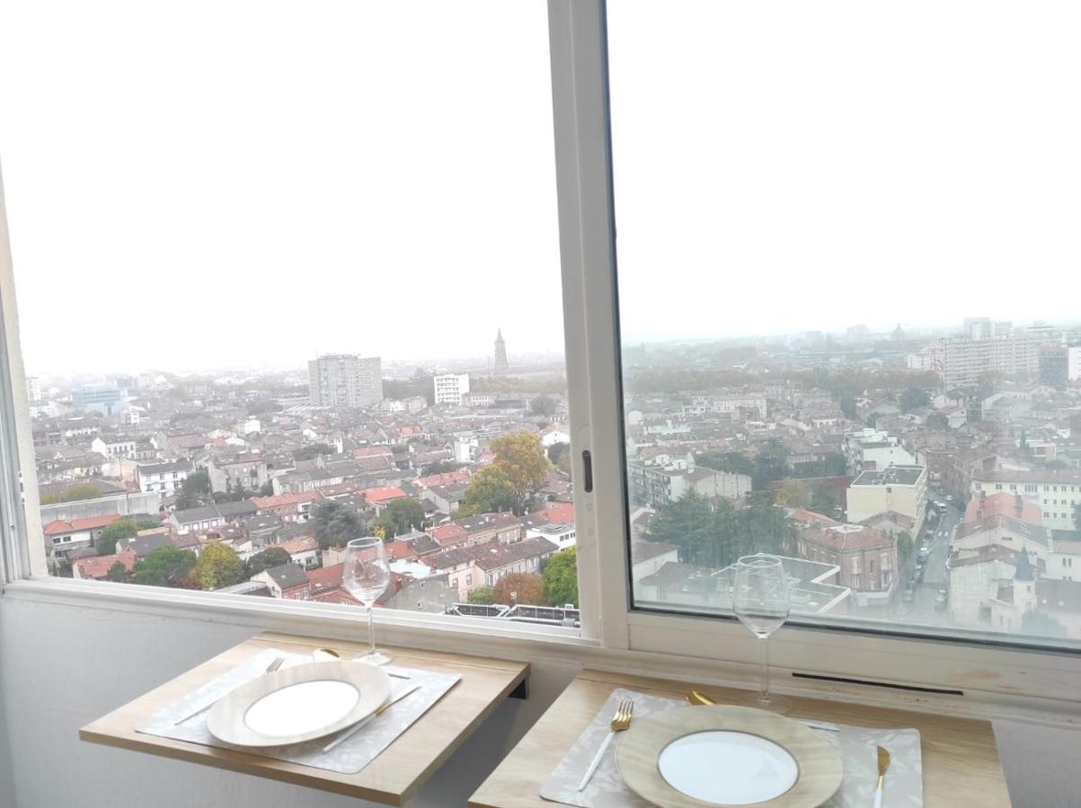 ☆ 16Eme Ciel ☆ Proche Gare ☆ Vue Panoramique ☆ Clim. Lägenhet Toulouse Exteriör bild